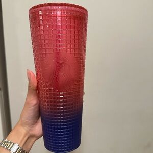Ombré purple blue Starbucks cup